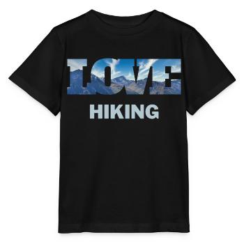 Alps Love Hiking Mountains Gift Photo Holiday - Stanley/Stella MINI CREATOR Kids’ T-Shirt - black - Front - Mikhail (115cm)
