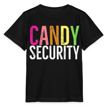 Süßigkeiten Sicherheit - Stanley/Stella Kinder T-Shirt MINI CREATOR  - Schwarz - Vorne - Mikhail (115cm)