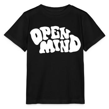 Open mind - Stanley/Stella MINI CREATOR Kids’ T-Shirt - black - Front - Mikhail (115cm)