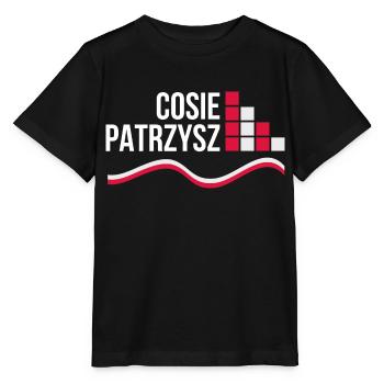 Polen Polska polnisch polnischer Spruch Was guckst - Stanley/Stella Kinder T-Shirt MINI CREATOR  - Schwarz - Vorne - Mikhail (115cm)