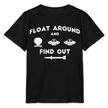 Flottez et découvrez le ballon espion chinois et - T-shirt bio MINI CREATOR Stanley/Stella Enfant - noir - Devant - Mikhail (115cm)