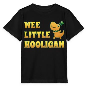 Wee Lil Hooligan Kinder St Patrick s Day Jungen Mädchen - Stanley/Stella Kinder T-Shirt MINI CREATOR  - Schwarz - Vorne - Mikhail (115cm)