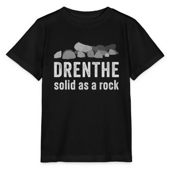 Drenthe Fest wie ein Fels in der Brandung - Stanley/Stella Kinder T-Shirt MINI CREATOR  - Schwarz - Vorne - Mikhail (115cm)