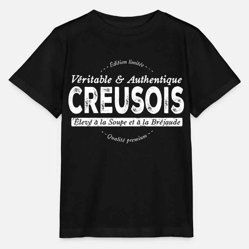 Creusois de Creuse - T-shirt bio MINI CREATOR Stanley/Stella Enfant - noir