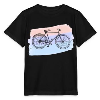 Bicyclette - T-shirt bio MINI CREATOR Stanley/Stella Enfant - noir - Devant - Mikhail (115cm)