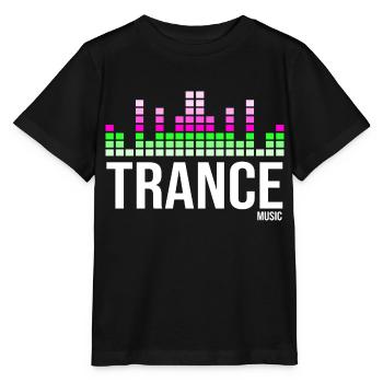 Trance-Musik-Logo - Stanley/Stella Kinder T-Shirt MINI CREATOR  - Schwarz - Vorne - Mikhail (115cm)