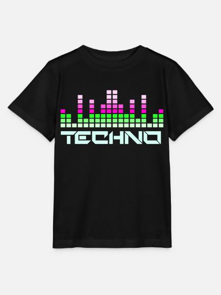 Techno-Musik - Stanley/Stella Kinder T-Shirt MINI CREATOR - Schwarz