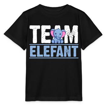 Elefant Elefanten - Stanley/Stella Kinder T-Shirt MINI CREATOR  - Schwarz - Vorne - Mikhail (115cm)