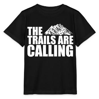 Trail Run Ultra Running Mountain Trekking Running - Stanley/Stella MINI CREATOR Kids’ T-Shirt - black - Front - Mikhail (115cm)