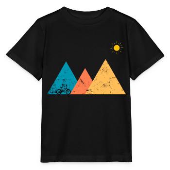 Mountain Biking Forms - Stanley/Stella MINI CREATOR Kids’ T-Shirt - black - Front - Mikhail (115cm)