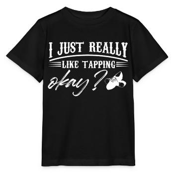 J’aime vraiment taper d’accord Design pour un robinet - T-shirt bio MINI CREATOR Stanley/Stella Enfant - noir - Devant - Mikhail (115cm)