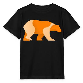 Bear Logo - Stanley/Stella MINI CREATOR Kids’ T-Shirt - black - Front - Mikhail (115cm)