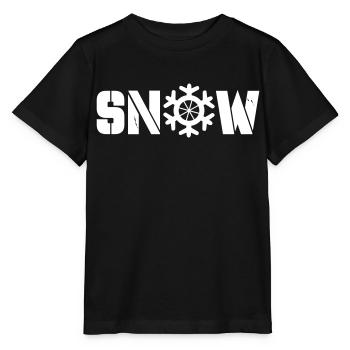 Neige - T-shirt bio MINI CREATOR Stanley/Stella Enfant - noir - Devant - Mikhail (115cm)