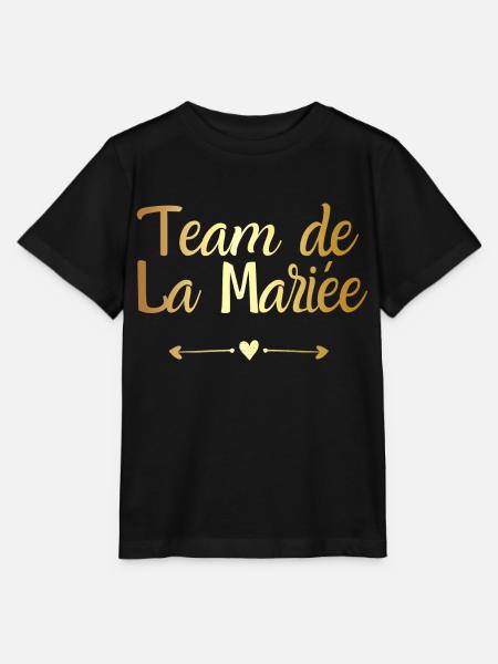 Golden Bride Team - Brautgeschenk - Stanley/Stella Kinder T-Shirt MINI CREATOR  - Schwarz