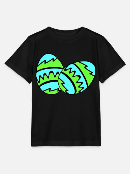 ostereier 02 - Stanley/Stella Kinder T-Shirt MINI CREATOR - Schwarz