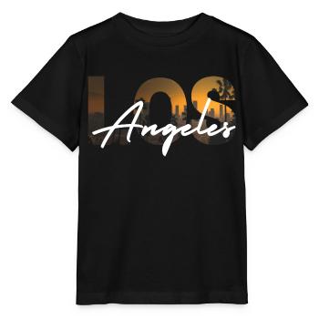 Los Angeles - T-shirt bio MINI CREATOR Stanley/Stella Enfant - noir - Devant - Mikhail (115cm)