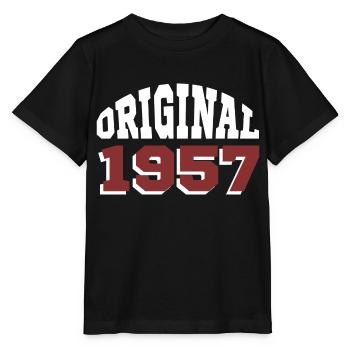 Original 1957 - T-shirt bio MINI CREATOR Stanley/Stella Enfant - noir - Devant - Mikhail (115cm)