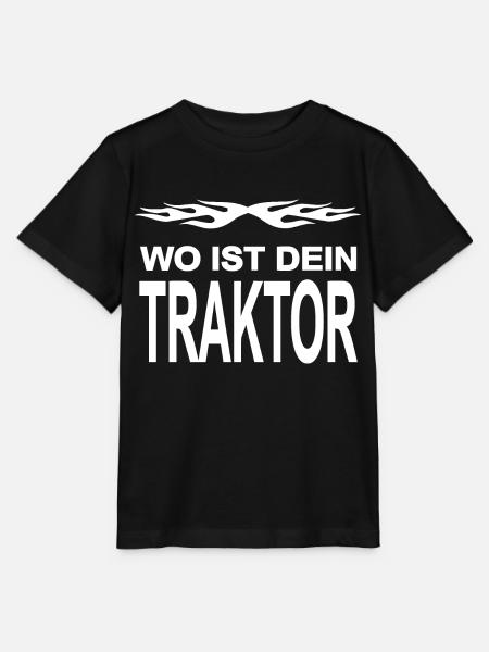 Traktor - Stanley/Stella Kinder T-Shirt MINI CREATOR - Schwarz