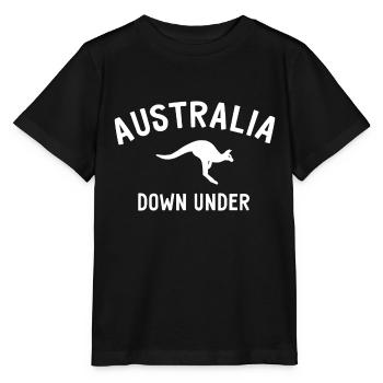 Australie - Australie - Australie - Kangourou - T-shirt bio MINI CREATOR Stanley/Stella Enfant - noir - Devant - Mikhail (115cm)