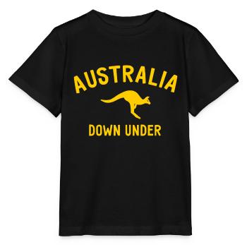 Australie - Australie - Australie - Kangourou - T-shirt bio MINI CREATOR Stanley/Stella Enfant - noir - Devant - Mikhail (115cm)