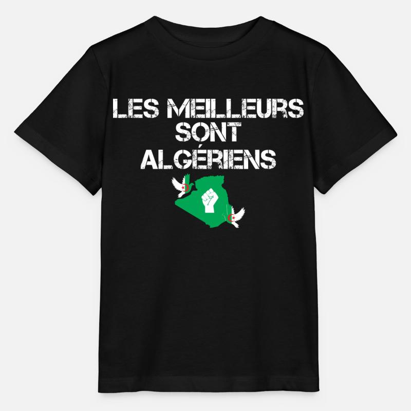 Les meilleurs sont Algériens - T-shirt bio MINI CREATOR Stanley/Stella Enfant - noir