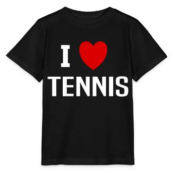 Ich liebe Tennis - Stanley/Stella Kinder T-Shirt MINI CREATOR  - Schwarz - Vorne - Mikhail (115cm)