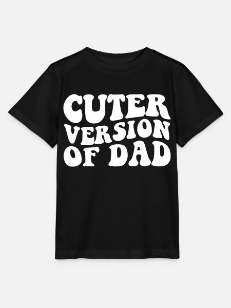 Niedlichere Version von Papa - Stanley/Stella Kinder T-Shirt MINI CREATOR - Schwarz