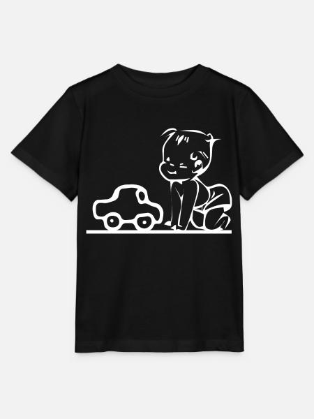 Auto - Stanley/Stella Kinder T-Shirt MINI CREATOR - Schwarz
