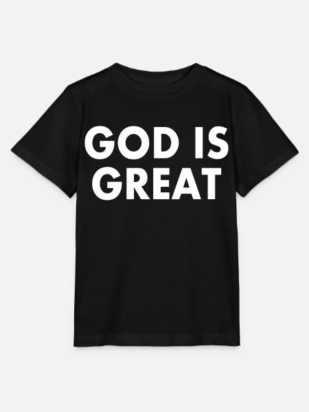 god is great - Stanley/Stella Kinder T-Shirt MINI CREATOR  - Schwarz