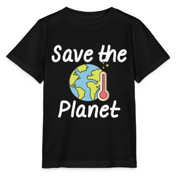 Klimawandel Umweltschutz Naturschutz - Stanley/Stella Kinder T-Shirt MINI CREATOR  - Schwarz - Vorne - Mikhail (115cm)