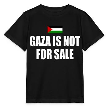 gaza is not for sale - Stanley/Stella MINI CREATOR Kids’ T-Shirt - black - Front - Mikhail (115cm)