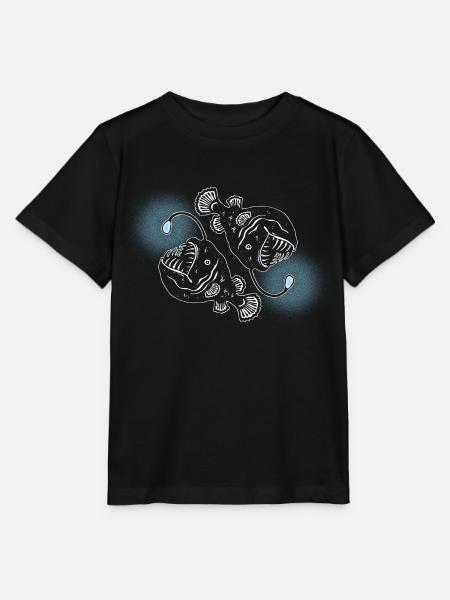 Anglerfische - Stanley/Stella Kinder T-Shirt MINI CREATOR  - Schwarz