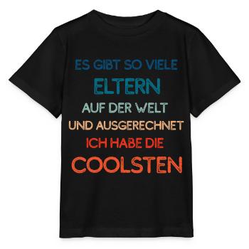 Eltern-Fan-Shirt Kinderedition - Stanley/Stella Kinder T-Shirt MINI CREATOR  - Schwarz - Vorne - Mikhail (115cm)