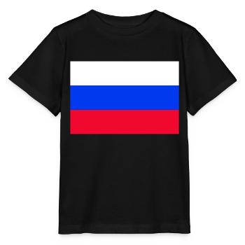 Russie - T-shirt bio MINI CREATOR Stanley/Stella Enfant - noir - Devant - Mikhail (115cm)