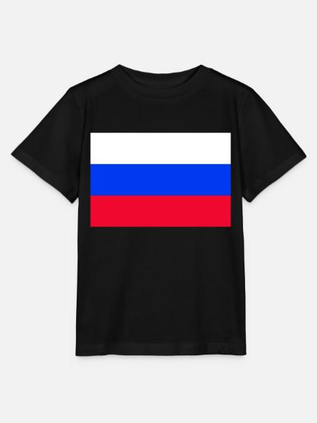 Russie - T-shirt bio MINI CREATOR Stanley/Stella Enfant - noir
