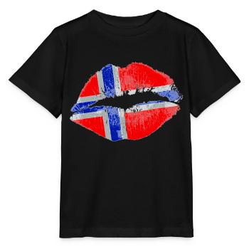 Kiss (Norvège) - T-shirt bio MINI CREATOR Stanley/Stella Enfant - noir - Devant - Mikhail (115cm)