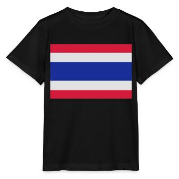Le drapeau de la Thaïlande - T-shirt bio MINI CREATOR Stanley/Stella Enfant - noir - Devant - Mikhail (115cm)