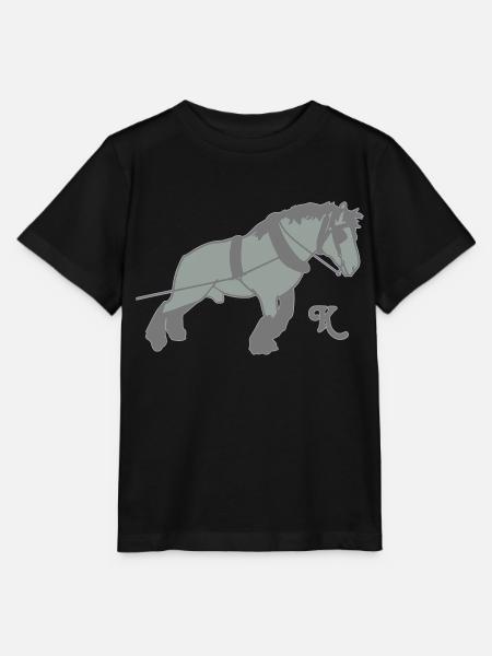 kaltblutziehtk - Stanley/Stella Kinder T-Shirt MINI CREATOR - Schwarz