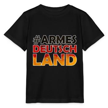 # Pauvre Allemagne RTL Hartz 4 surimpression - T-shirt bio MINI CREATOR Stanley/Stella Enfant - noir - Devant - Mikhail (115cm)