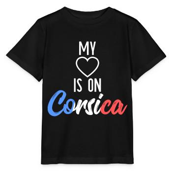 Ich liebe Korsika - Stanley/Stella Kinder T-Shirt MINI CREATOR  - Schwarz - Vorne - Mikhail (115cm)