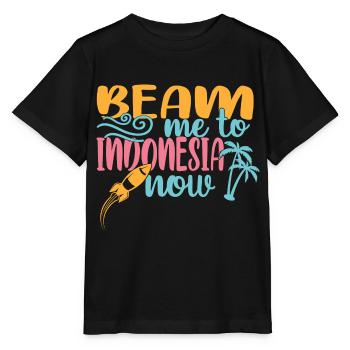 Indonésie - T-shirt bio MINI CREATOR Stanley/Stella Enfant - noir - Devant - Mikhail (115cm)