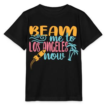 Los Angeles - Stanley/Stella Kinder T-Shirt MINI CREATOR  - Schwarz - Vorne - Mikhail (115cm)