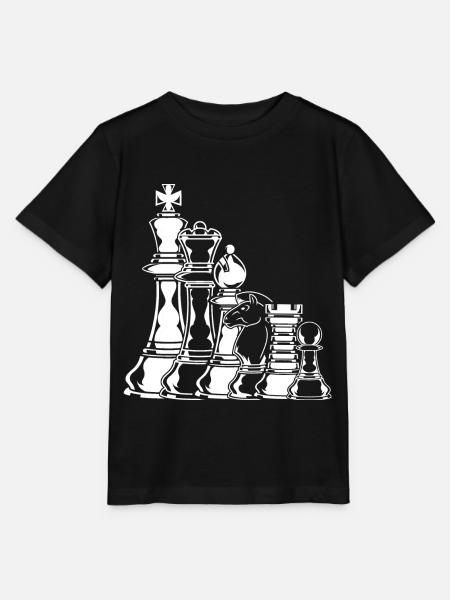 Schachfiguren Hobby Schach - Stanley/Stella Kinder T-Shirt MINI CREATOR - Schwarz