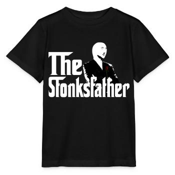 Stonksfather - Stanley/Stella MINI CREATOR Kids’ T-Shirt - black - Front - Mikhail (115cm)