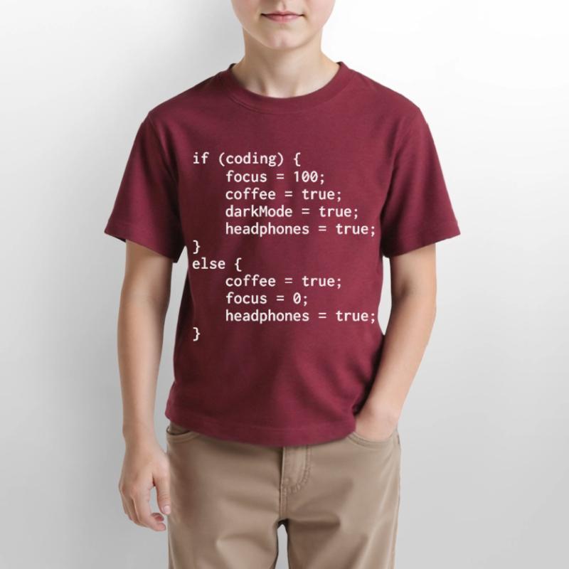 Code programmeur d’autres T-shirt bio MINI CREATOR Stanley/Stella Enfant