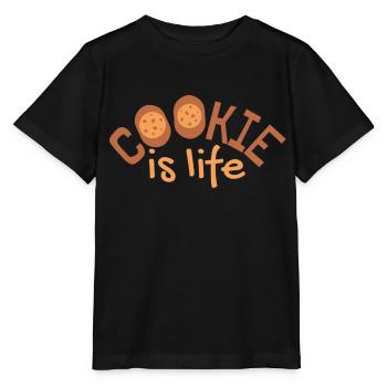 Cookies cookies Cadeaux Repas Cookies - T-shirt bio MINI CREATOR Stanley/Stella Enfant - noir - Devant - Mikhail (115cm)