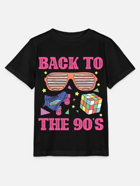 90s 90er - T-shirt MINI CREATOR barn från Stanley/Stella - svart