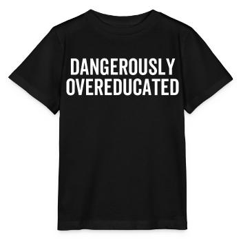 Dangerously Overeducated - Stanley/Stella MINI CREATOR Kids’ T-Shirt - black - Front - Mikhail (115cm)