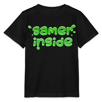 GAMER INSIDE - T-shirt bio MINI CREATOR Stanley/Stella Enfant - noir - Devant - Mikhail (115cm)