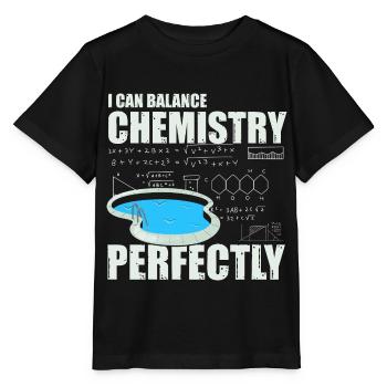 Conceptions de sauveteurs pour les techniciens de piscine - T-shirt bio MINI CREATOR Stanley/Stella Enfant - noir - Devant - Mikhail (115cm)